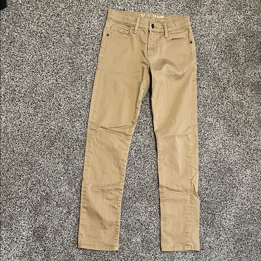 GAP Khaki Pants Sz 14 Slim - LIKE NEW